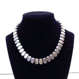UNO DE 50 Silver Plated Choker, with Chunky Beads and Leather Ties Designs